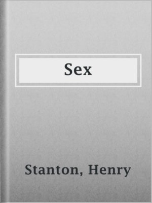 cover image of Sex